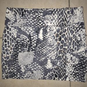 Bingo Snake Mini Skirt.